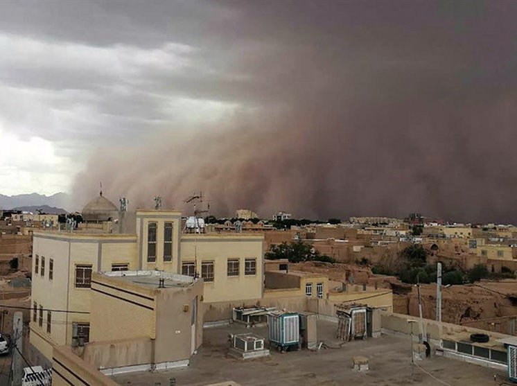 هواشناسی ایران ۱۴۰۰/۰۶/۰۳| هشدار طوفان شن و گرمازدگی در ۷ استان‌